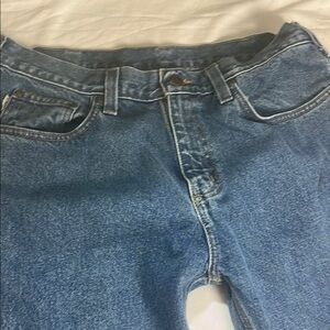 Carhartt denim Blue Denim Jeans size - 35x30- 100%  cotton - relaxed  fit